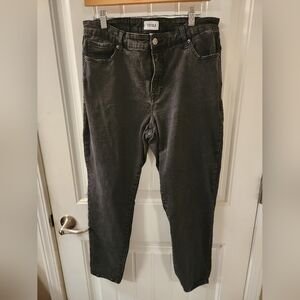 PISTOLA Black Wash High Rise Skinny Jeans Size 16W